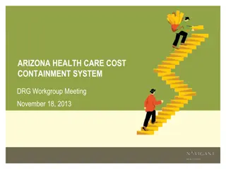 Arizona Health Care Cost Containment System DRG Meeting Insights