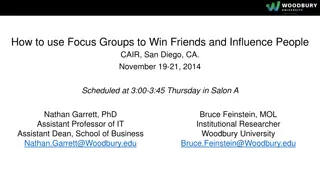 Utilizing Focus Groups for Policy Development and Stakeholder Engagement