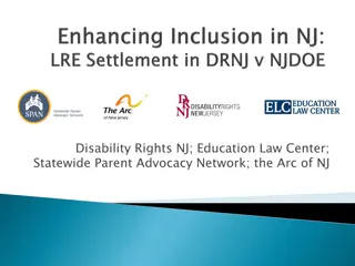 Disability Rights in NJ: Addressing Disproportionality in Education
