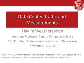 Data Center Traffic Analysis and Insights