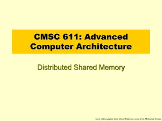 Advanced Computer Architecture: Memory Models and Scalability