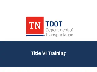 Title VI Training and Compliance