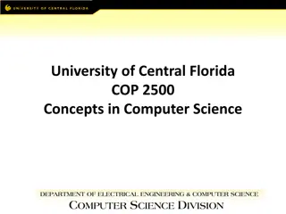 Exploring Concepts in Computer Science at University of Central Florida