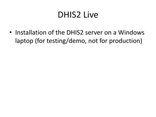 Setting Up DHIS2 Server on Windows Laptop for Testing