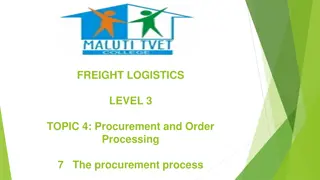 Procurement Process in Logistics
