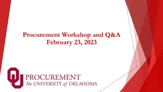 Comprehensive Overview of University Procurement Workshop and Systems Update
