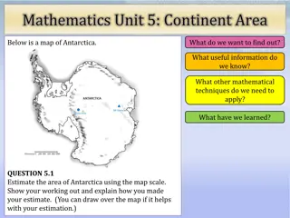 Estimating Antarctica's Area Using Map Scale