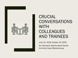 Identifying Signs for Crucial Conversations in Professional Settings