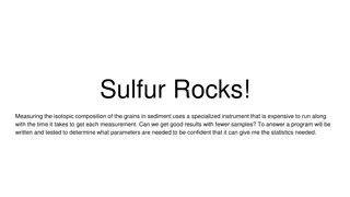 Sulfur Isotopic Composition in Sediment Grains