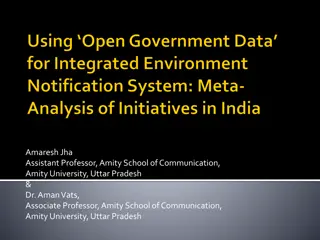 Exploring Environmental Data Initiatives in India