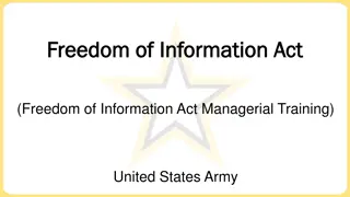 Enhanced FOIA Practices for Efficient Information Release