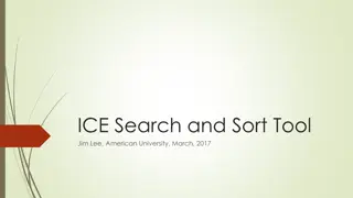 Environmental Conflict and ICE Search Tool Overview