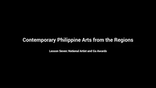 National Artist Awards and Ga Awards Overview