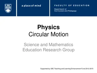 Circular Motion in Physics Education