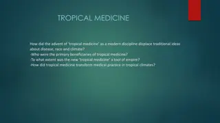 Tropical Medicine and Imperial Health Practices