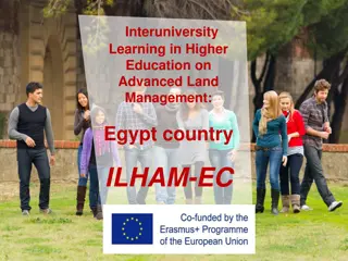 Interuniversity Learning in Higher Education on Advanced Land Management in Egypt