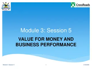 Enhancing Value for Money and Business Performance in Road Construction