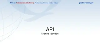 API Services Provided by Krishna Tadepalli