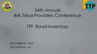 34th Annual BIA Tribal Providers Conference: NTTFI Summary & Regulations