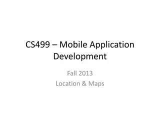 Location in Mobile Application Development