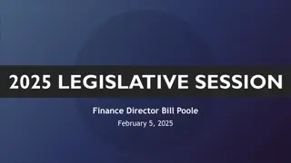 State Budgeting Process and Financial Overview