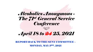 Highlights from Alcoholics Anonymous 71st General Service Conference 2021