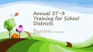 Annual ST-3 Training for School Districts 2024