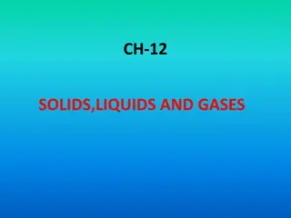 Matter: Solids, Liquids, and Gases