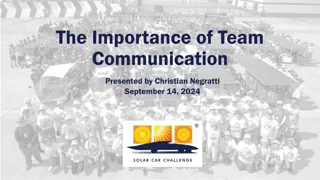 Importance of Effective Team Communication in Engineering Environments