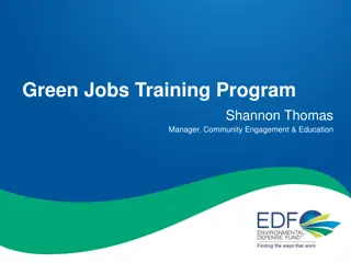 Green Jobs Training Program Overview in Houston
