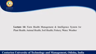 Farm Health Management & Intelligence Systems: Enhancing Agricultural Productivity
