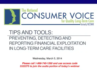 Preventing Financial Exploitation in Long-Term Care Facilities