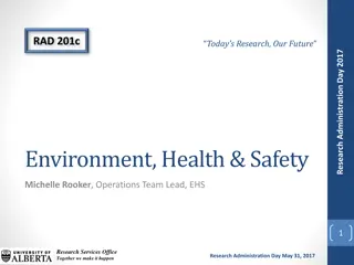 EHS Database Transition & Research Review Process Overview