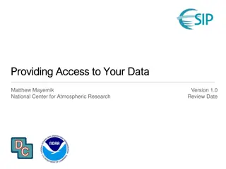 Access to Your Data: Why it Matters