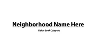 Neighborhood Revitalization Initiative: Vision, Concerns, and Opportunities