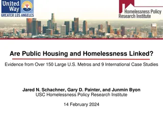 Exploring the Link Between Public Housing and Homelessness