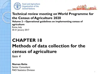 Methods of Data Collection in Agricultural Census