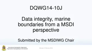 Ensuring Data Integrity in Marine Boundaries from an MSDI Perspective