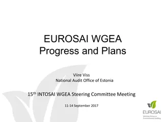 EUROSAI WGEA Activities and Progress Update