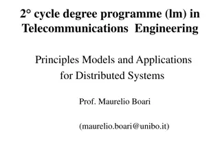 Advanced Telecommunications Engineering Principles and Distributed Systems Applications