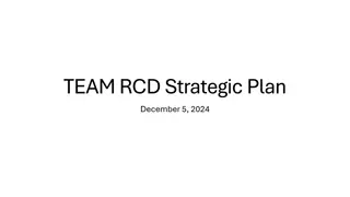TEAM.RCD Strategic Plan - Mission, Keywords, and Goals
