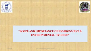 The Significance of Environmental Hygiene for Public Health