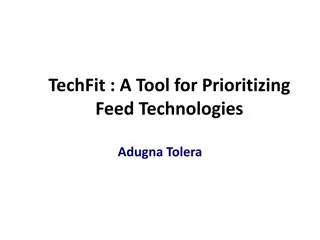 TechFit: A Tool for Prioritizing Feed Technologies and Improving Adoption Rates