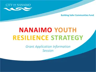 Youth Resilience Strategy for Safer Communities in Nanaimo