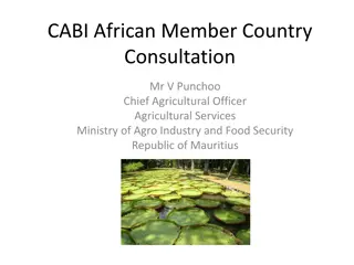 Sustainable Agriculture Initiatives in Mauritius