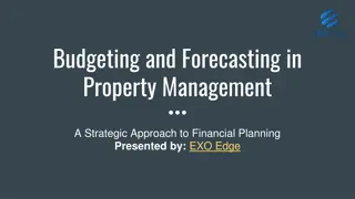 Budgeting and Forecasting in Property Management