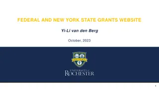 Federal and New York State Grants Requirements