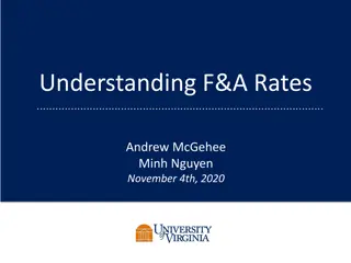 F&A Rates Overview