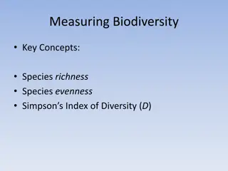 Biodiversity Metrics in Ecosystems