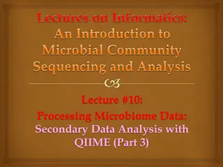 Microbiome Diversity Analysis in QIIME